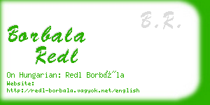 borbala redl business card